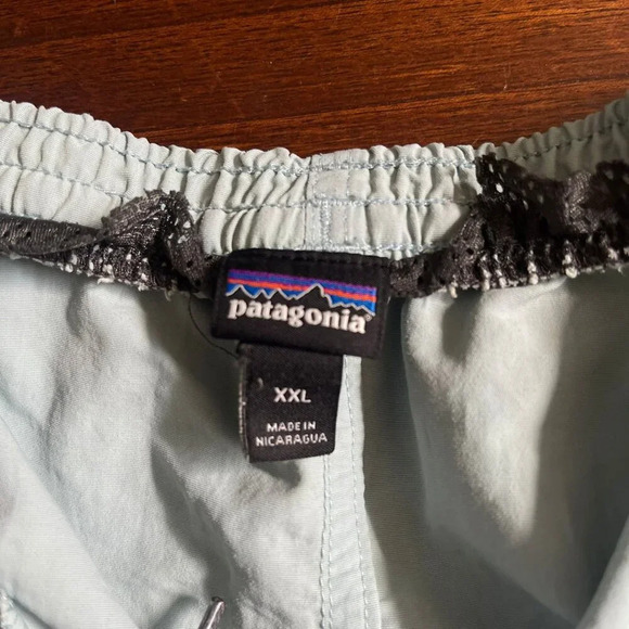 Patagonia Men's Short Size XXL Gray Baggies Gym Casual Outdoor Hiking - Picture 7 of 13